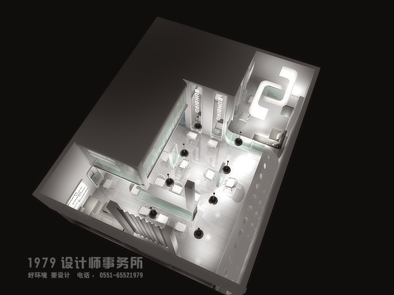 淮海路太陽鳥理發(fā)店裝修設(shè)計(jì)俯覽圖